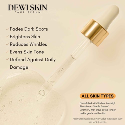 Glow Renewal 20% Vitamin C Serum for Face & Eye - Brightening & Anti-Aging with Hyaluronic Acid & Botanical Extracts - Evens Skin Tone, Targets Fine Lines & Dark Spots, 1 oz