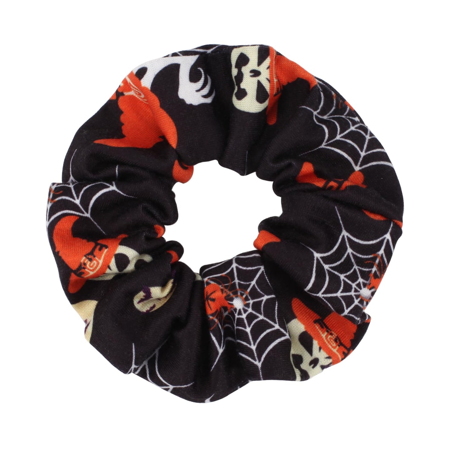 Halloween Headbands Hair Scrunchies Hair Bands for Women Girls Ghost Star Moon Pumpkin Hair Accessory for Halloween Party