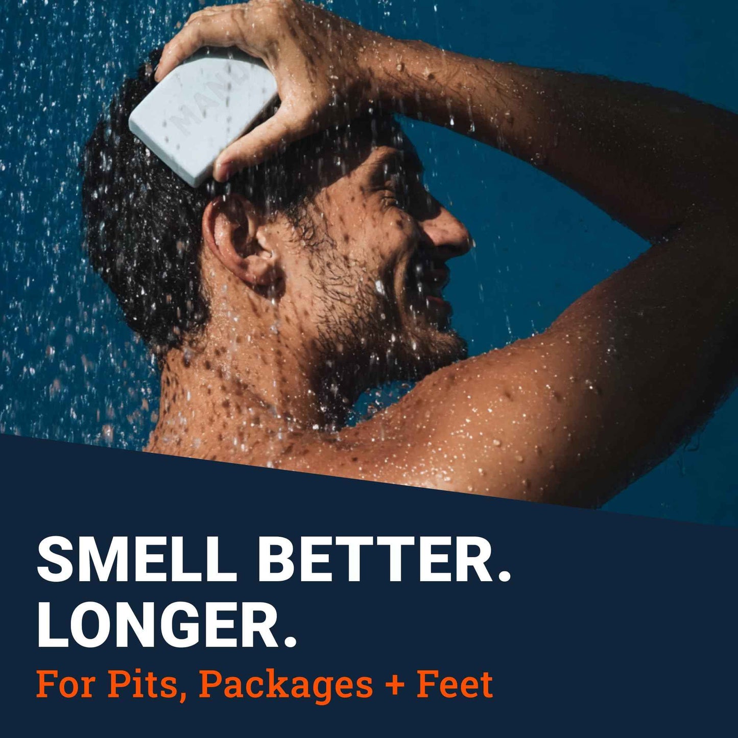 Mando Whole Body Deodorant 2 Piece System - 2.6oz Smooth Solid Stick & 5.0oz 4in1 Acidified Cleansing Bar - Aluminum & Baking Soda Free Odor Control - Doctor Developed - 2 pc Bundle (Bourbon Leather)