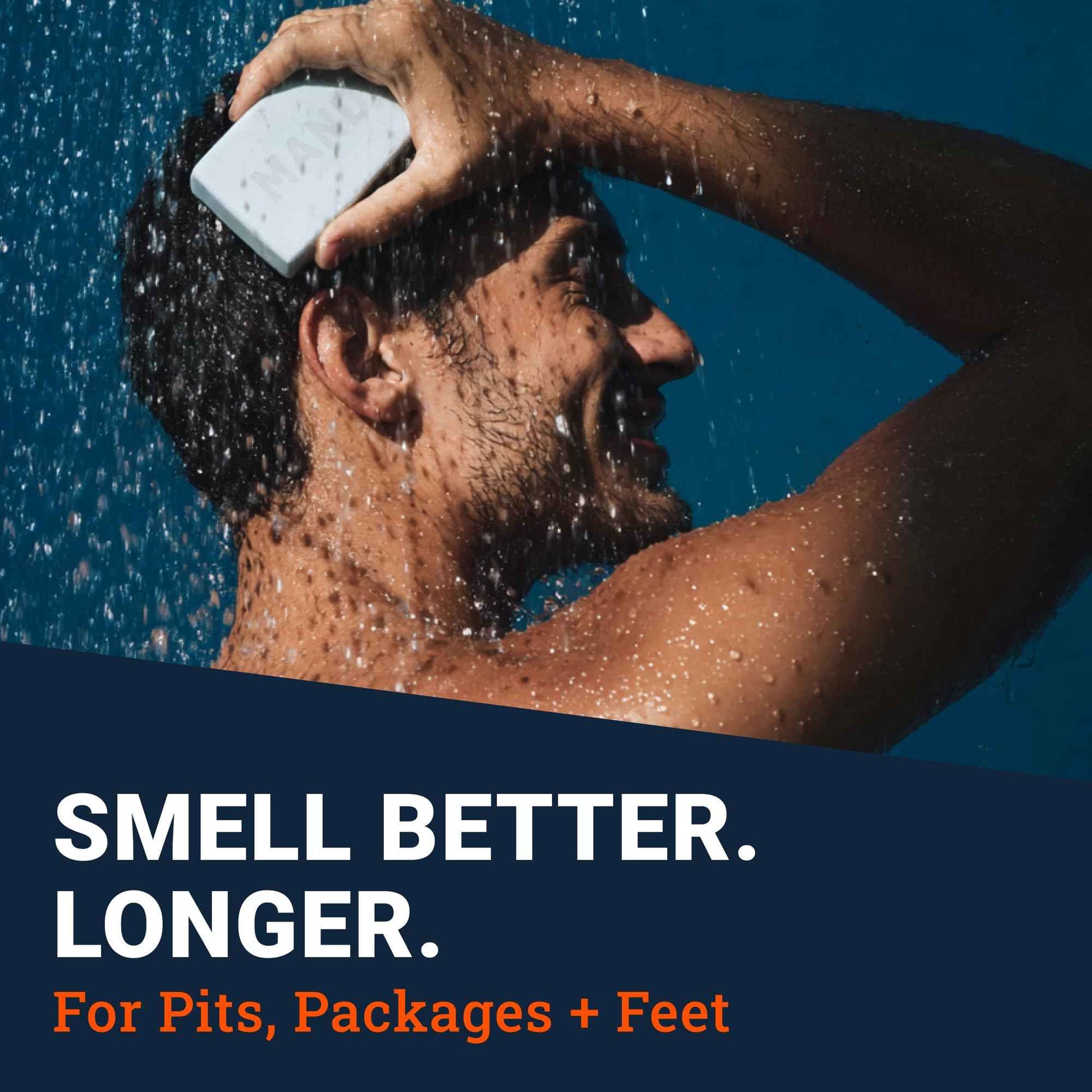 Mando Whole Body Deodorant 2 Piece System - 2.6oz Smooth Solid Stick & 5.0oz 4in1 Acidified Cleansing Bar - Aluminum & Baking Soda Free Odor Control - Doctor Developed - 2 pc Bundle (Bourbon Leather)