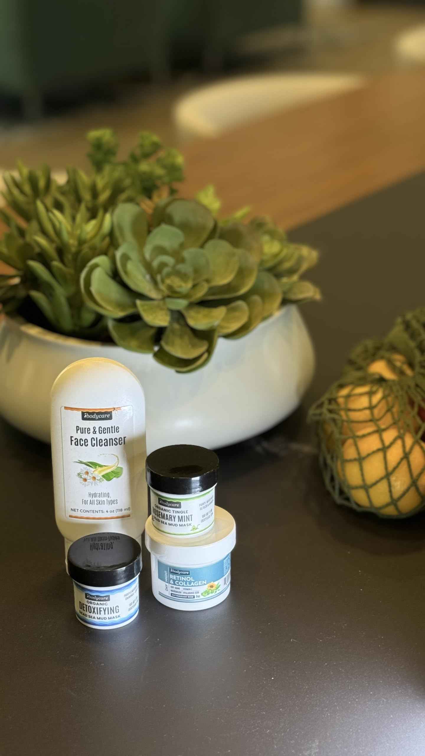 ibodycare Aloe Chamomile Face Cleanser for Sensitive Skin, Sulfate Free, Paraben Free, Fragrance Free, Daily Face Wash, Gentle Natural Cleanser for Women and Men, 4 oz (2 Pack)