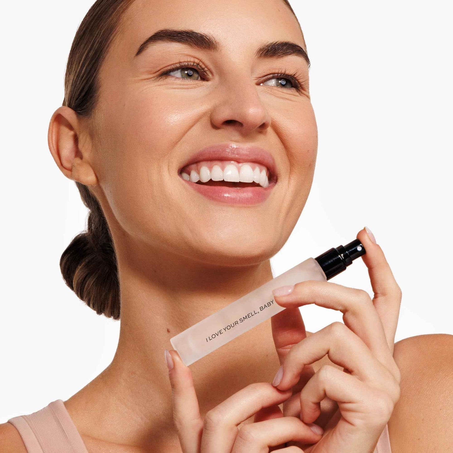 DIME Beauty Perfume I Love Your Smell, Baby, 0.34 oz / 10 ml - Sweet Floral Scent, Hypoallergenic, Clean Perfume, Eau de Toilette For Women