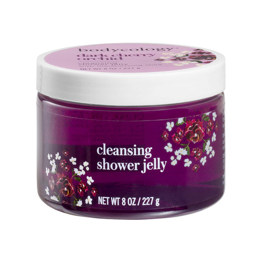 Bodycology Shower Jelly - Gentle Cleanser - Dark Cherry Orchard - 8 oz