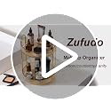 Rotating Makeup Organizer 3-Tier Lazy Susan - Countertop Vanity Storage for Hair, Skincare & Perfume, Black