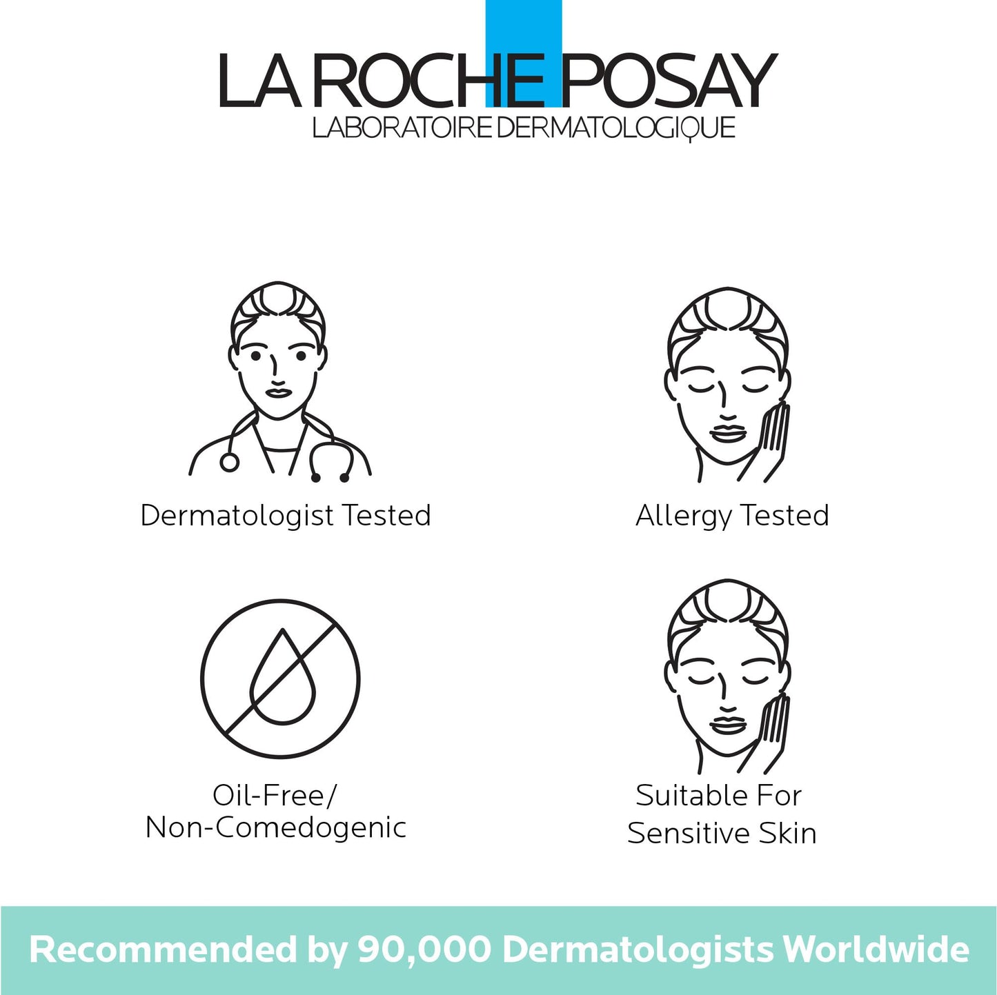 La Roche-Posay Hydraphase HA Light Face Moisturizer, Hyaluronic Acid Face Moisturizer with 72HR Hydration, Oil Free & Non-Comedogenic, 50 ML, 1.69 fl. oz.