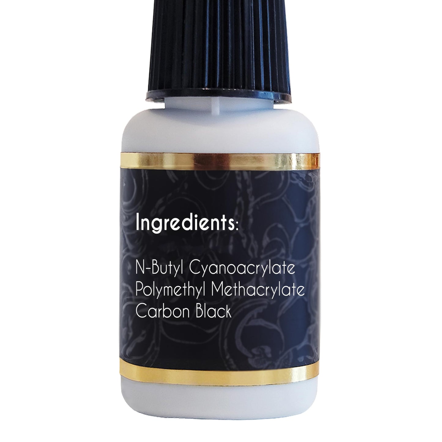 Amber Lash, S Glue 10ml for Professional Eyelash Extension, 1-Second Dry time, Up to 8 Weeks Bonding, Strong Strength, Carbon Black Adhesive for Salon Use, Latex Free and Formaldehyde Free