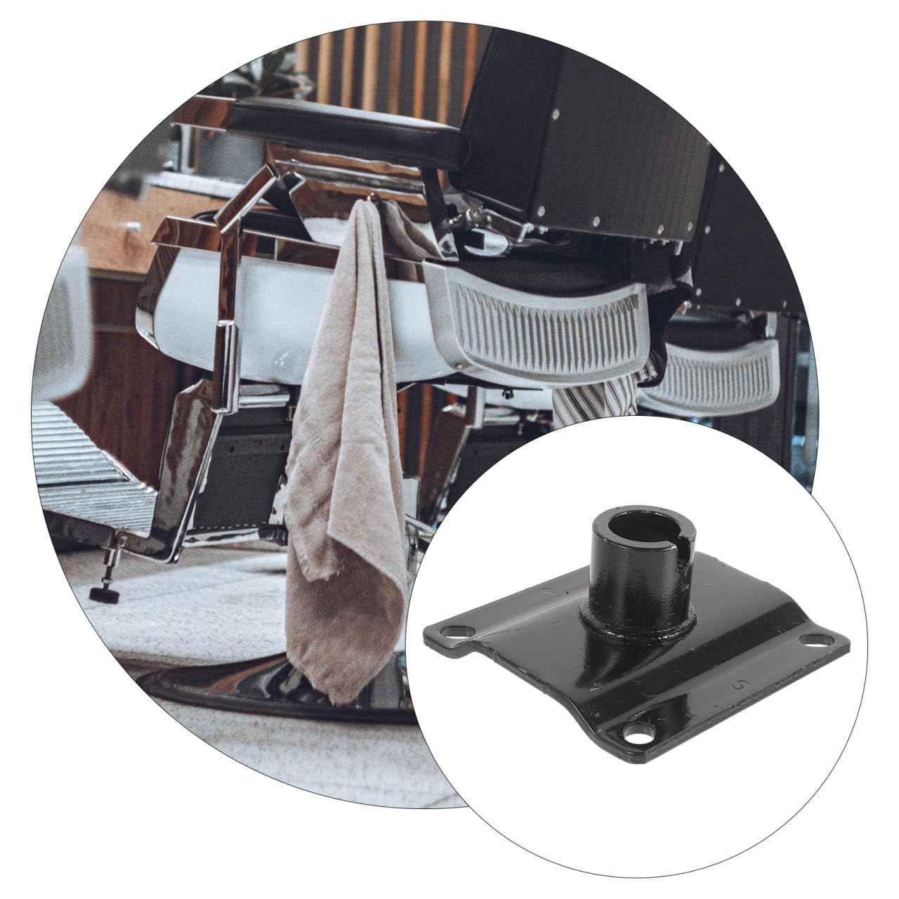 JECOMPRIS Barber Chair Accessories Barber Chair Replacement Hydraulic Connector Heavy-Duty Barber Salon Repair Sturdy Repair Repairing Part Connector Part