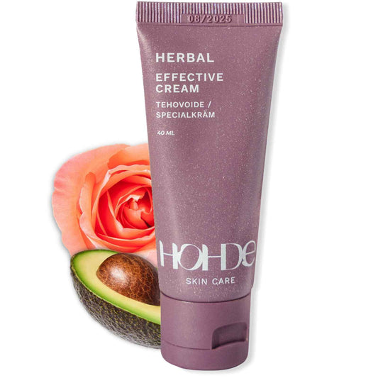 HOHDE Herbal Effective Face Cream – Lifting & Moisturizing Anti-Aging Formula with Rose & Shea Butter, Boosts Skin Renewal & Firmness, Nourishing for All Skin Types, 50ml