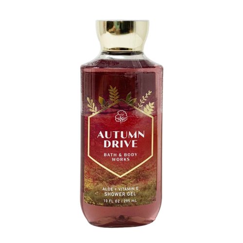 Bath & Body Works AUTUMN DRIVE Aloe + Vitamin E Shower Gel 2 Pack Bundle - 10 fl oz / 295 mL each