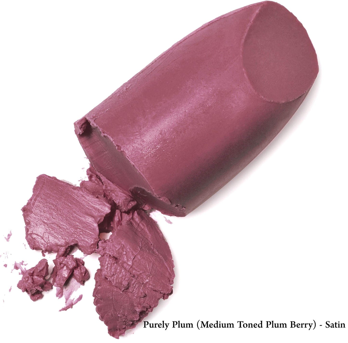 Mom's Secret Natural Lipstick, Organic, Vegan, Gluten Free, Cruelty Free, Made in the USA, 0.12 oz. (Purely Plum)