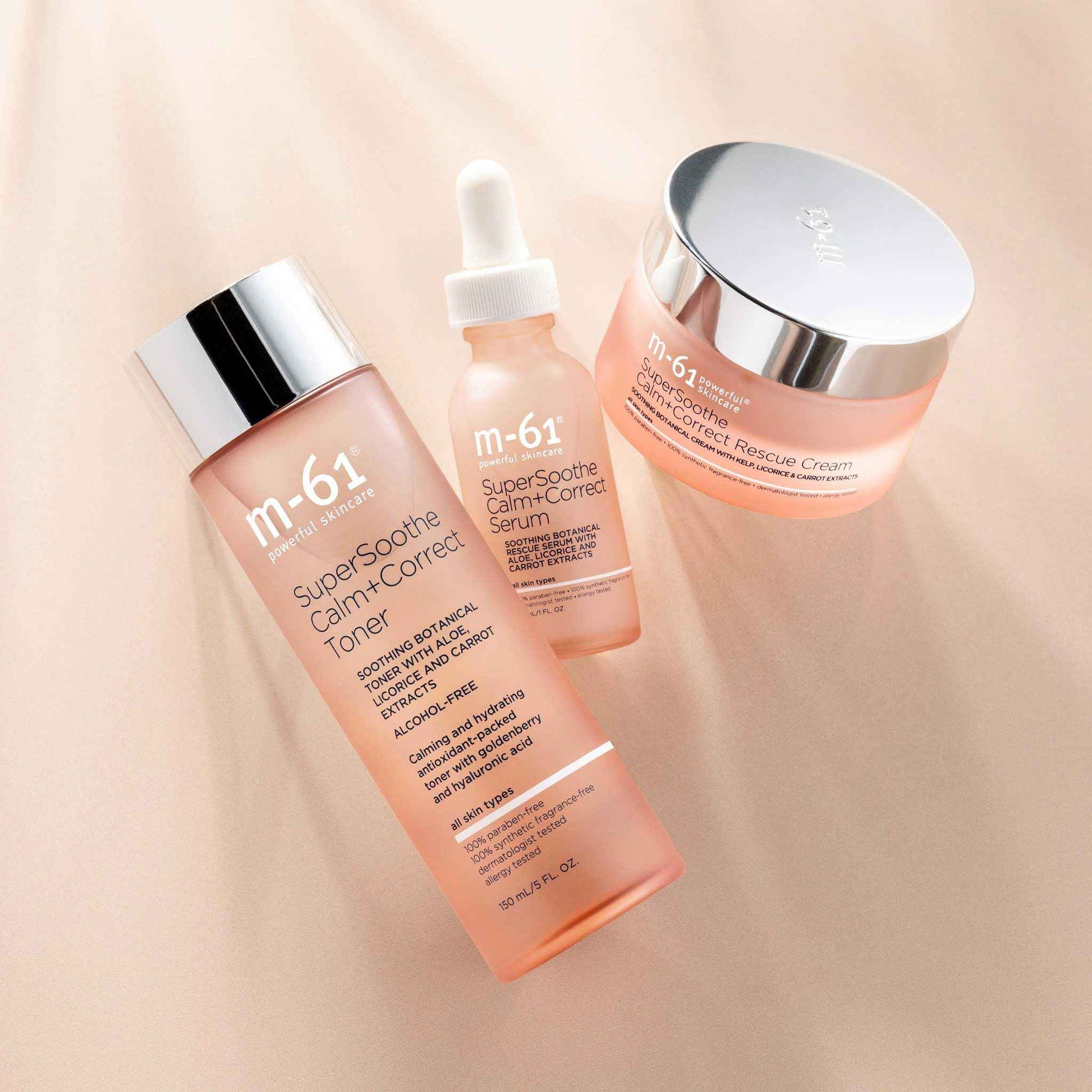 m-61 SuperSoothe Calm+Correct Toner | Calming, Soothing, Hydrating, Alcohol Free Toner. with Aloe, Botanicals, and Hyaluronic Acid, 5.0 Fl Oz