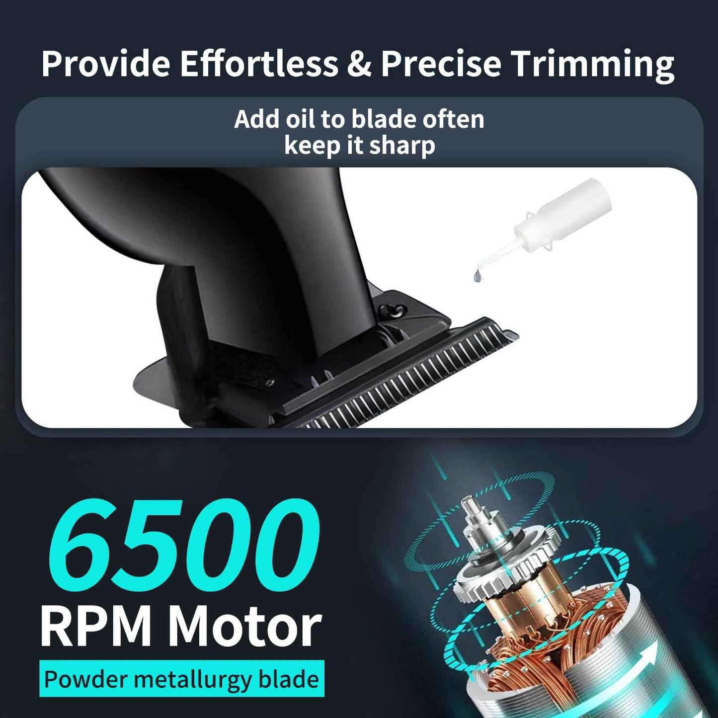 KEMEI 2299 Professional Hair Clippers for Men Professional - Cordless&Corded Barber Clippers for Hair Cutting & Grooming Rechargeable Beard Trimmer