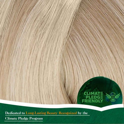 Easyouth Sew in Hair Extensions Real Human Hair Highlight Remy Human Hair Weft Extensions Ash Blonde Highlight Bleach Blonde Weft Human Hair Extension for Women 14 Inch 70G