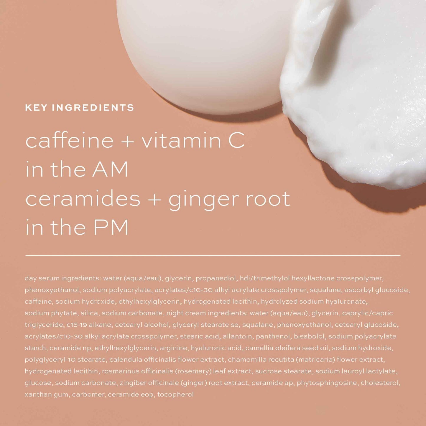 ITK Skincare Eye Cream Set - Caffeine Infused Under Eye Stick + Anti Aging Day + Night Eye Cream with Vitamin C and Ceramides - Brighten + Depuff - Hydrate, Firm + Reduce Puffiness - Skincare Set