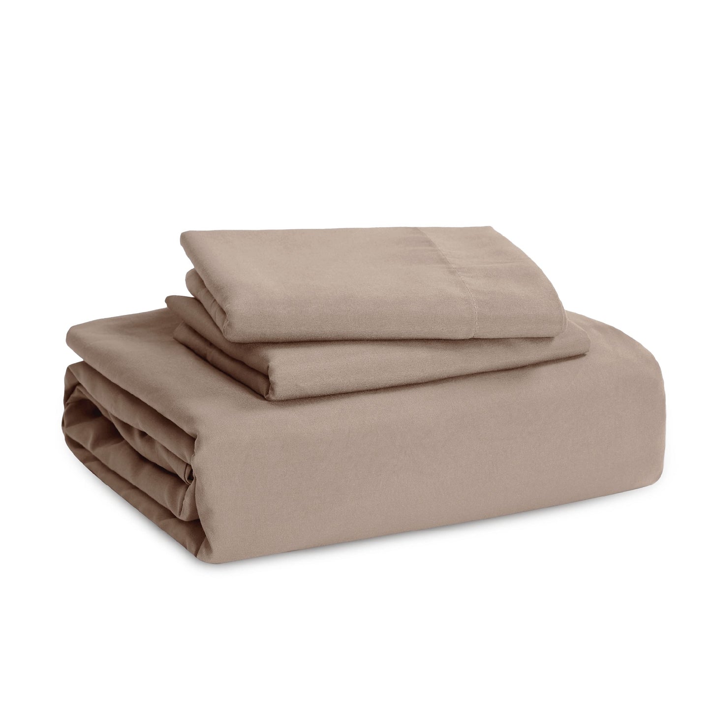 Bedsure Light Camel Twin Duvet Cover Set - Soft Prewashed Duvet Cover Twin Size, 2 Pieces, 1 Duvet Cover 68x90 Inches with Zipper Closure and 1 Pillow Sham, Comforter Not Included