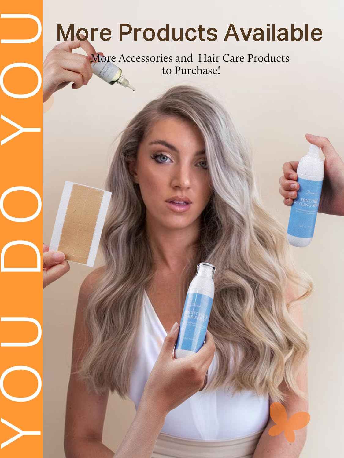 DOORES Tape in Hair Extensions Human Hair, 18 Inch 50g 20pcs Jet Black, Real Human Hair Extensions Tape in Remy Straight Skin Weft Double Side