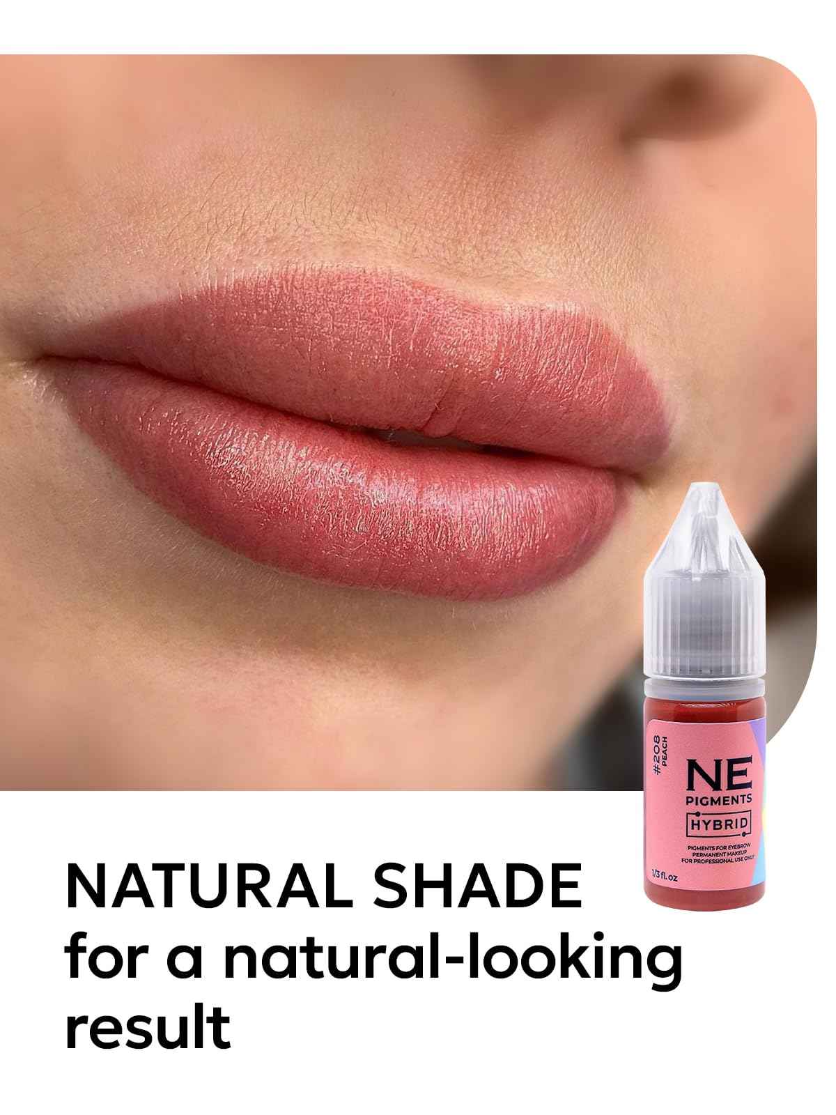 Peach #208 - by Elena Nechaeva - Lip Pigment - Permanent Makeup - Professional Tattoo Ink