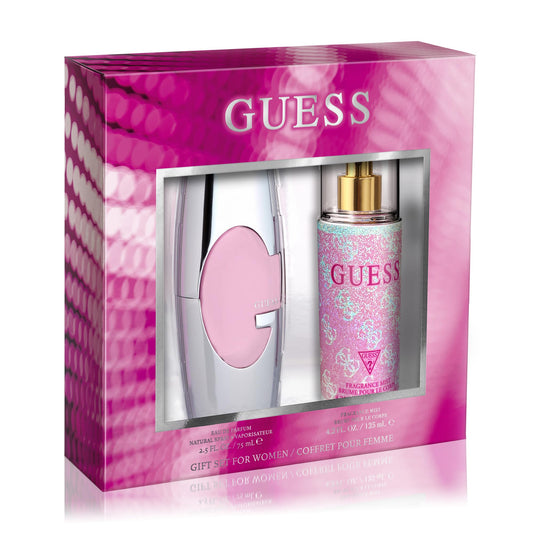 GUESS PINK (W) SET EDP 75ML + 125ML BODY MIST