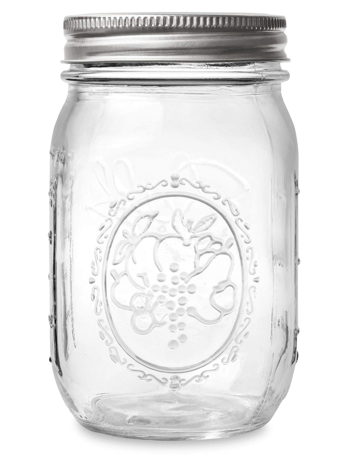 Ball Glass 389579 Pint Regular Mouth Mason, 2 Count (Pack of 1), Clear