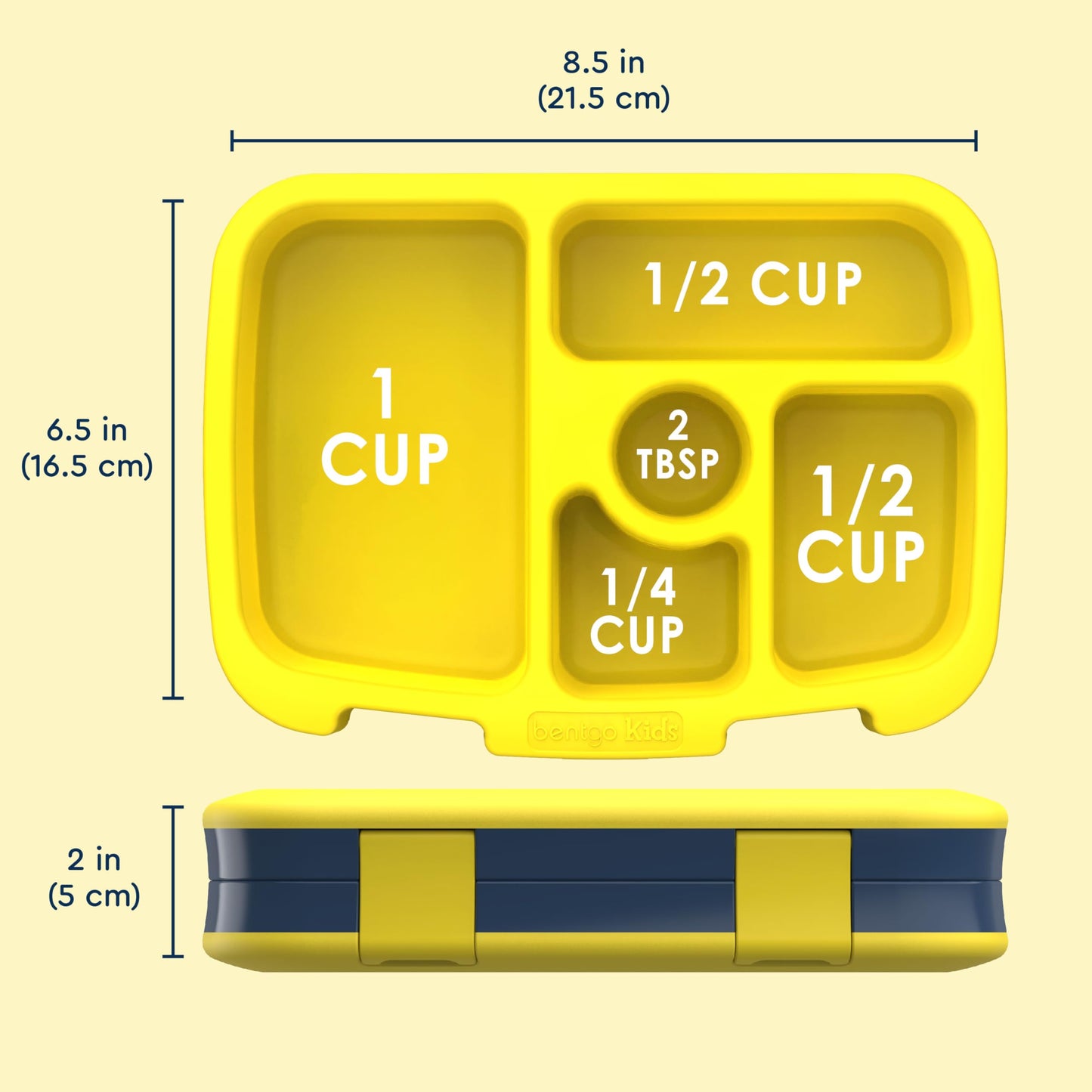 Bentgo Kids Prints Leak-Proof, 5-Compartment Bento-Style Kids Lunch Box - Ideal Portion Sizes for Ages 3-7, Durable, Drop-Proof, Dishwasher Safe, & Made with BPA-Free Materials (Space)