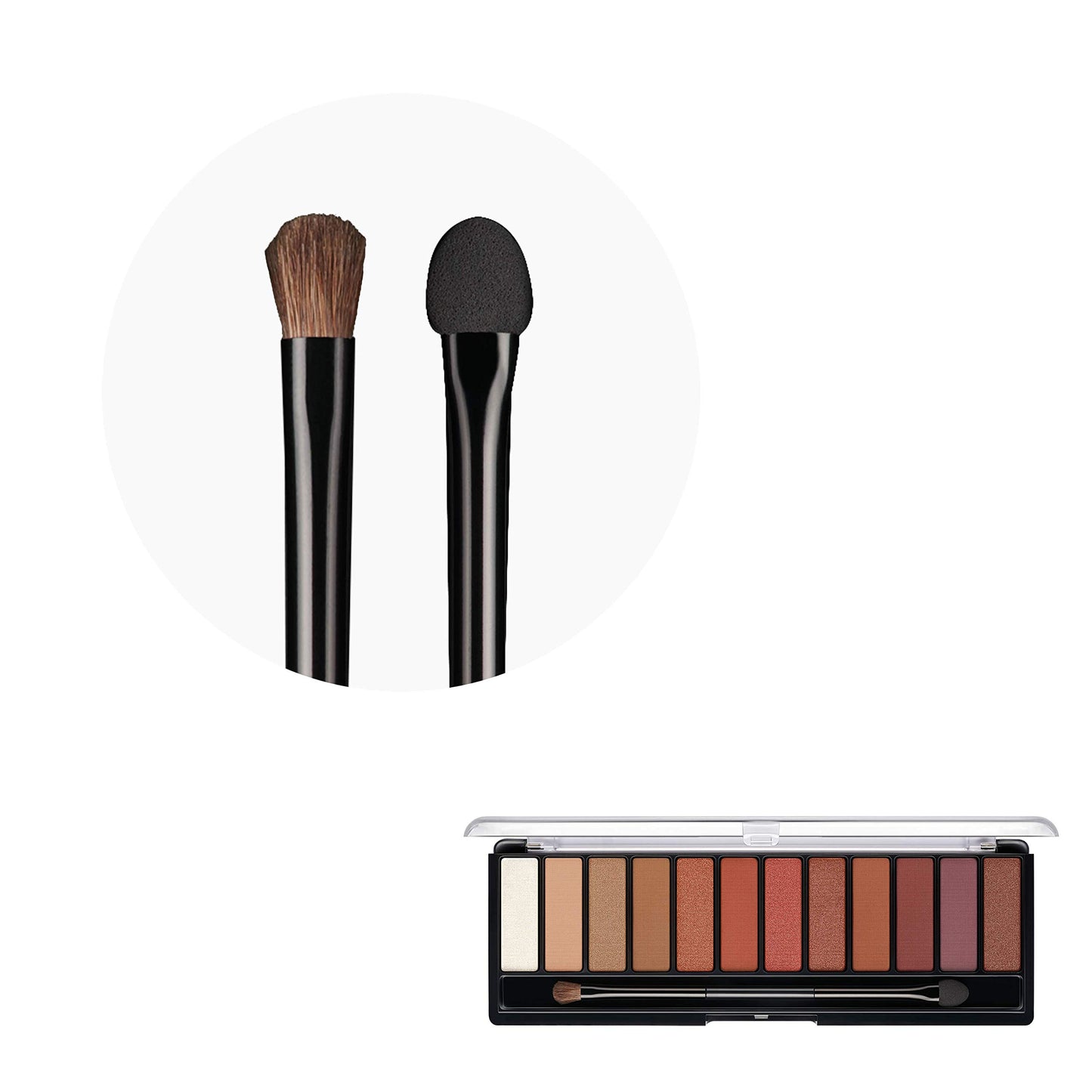 Rimmel Magnif'eyes Eyeshadow Palette, Nude and Spice, (Pack of 2)