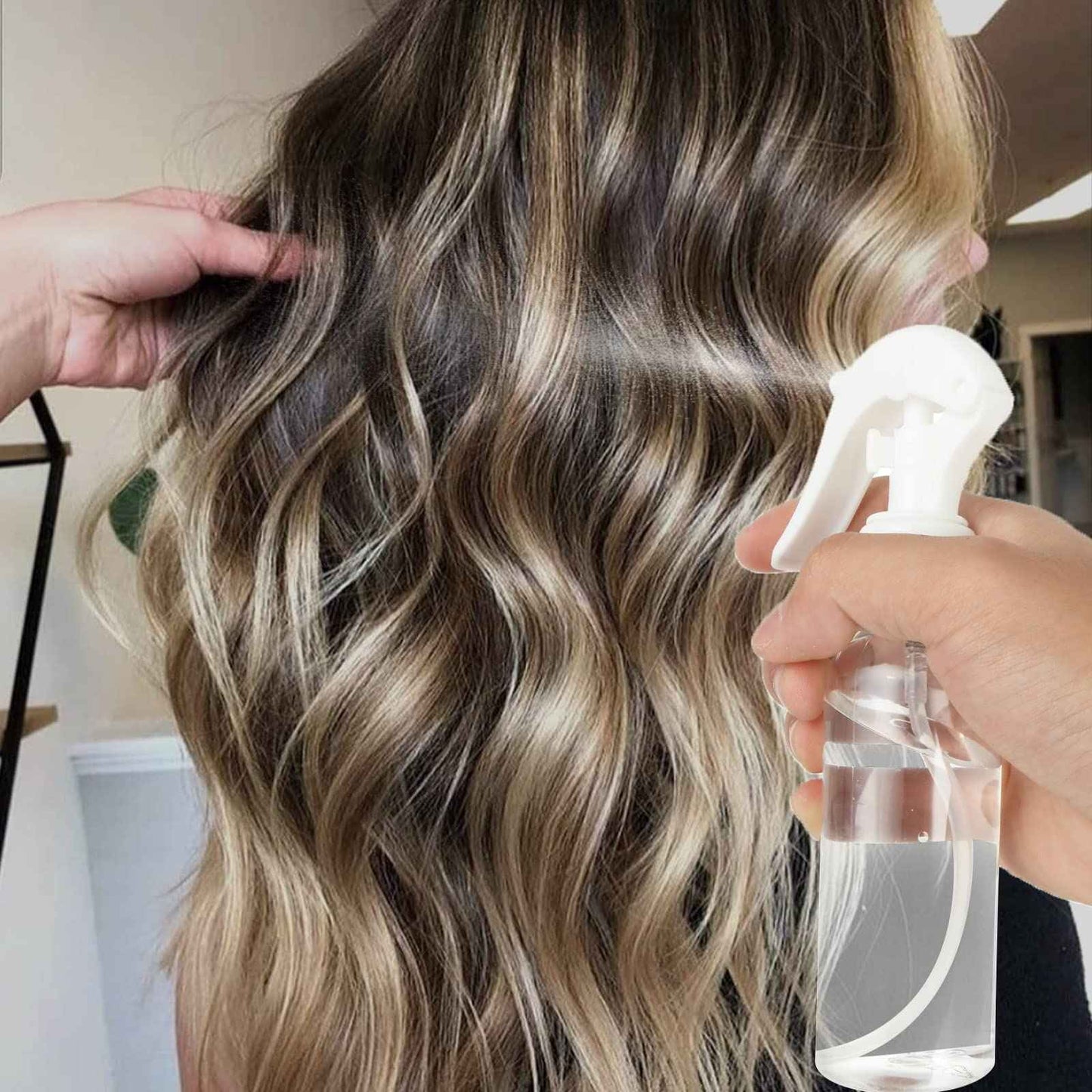 LISHINE 24 Pack Small Spray Bottles 3.5 oz Hair Spray Bottle 100ml Plastic Fine Mist Spray Bottles, Travel Size Spray Bottle Mini Continuous Spray Bottle for Hair, Water, Plant, Essential Oils