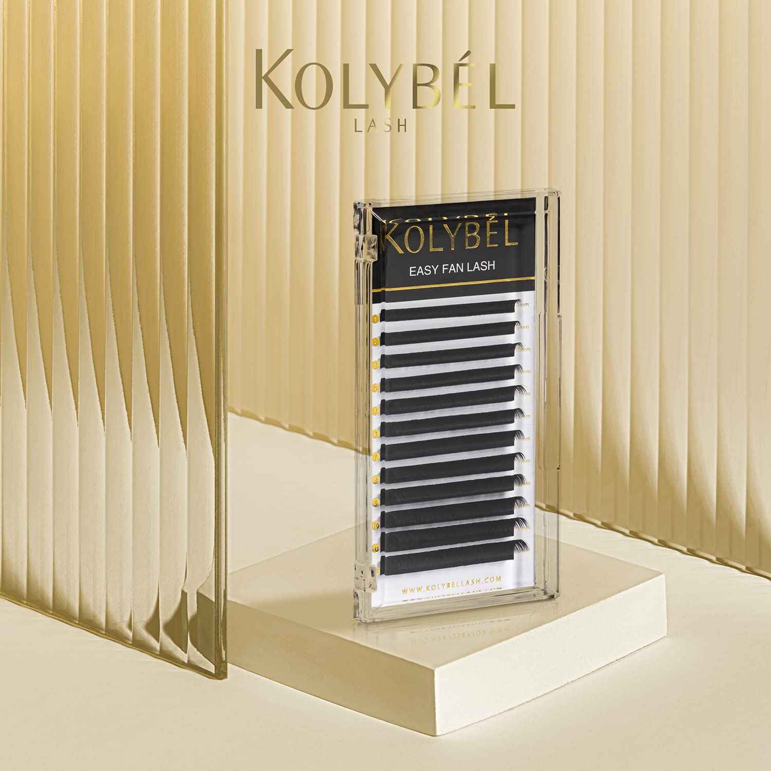 Easy Fan Lashes 0.05 D 8-15MM * 3 Packs & 0.07 D 8-15MM *2 Packs