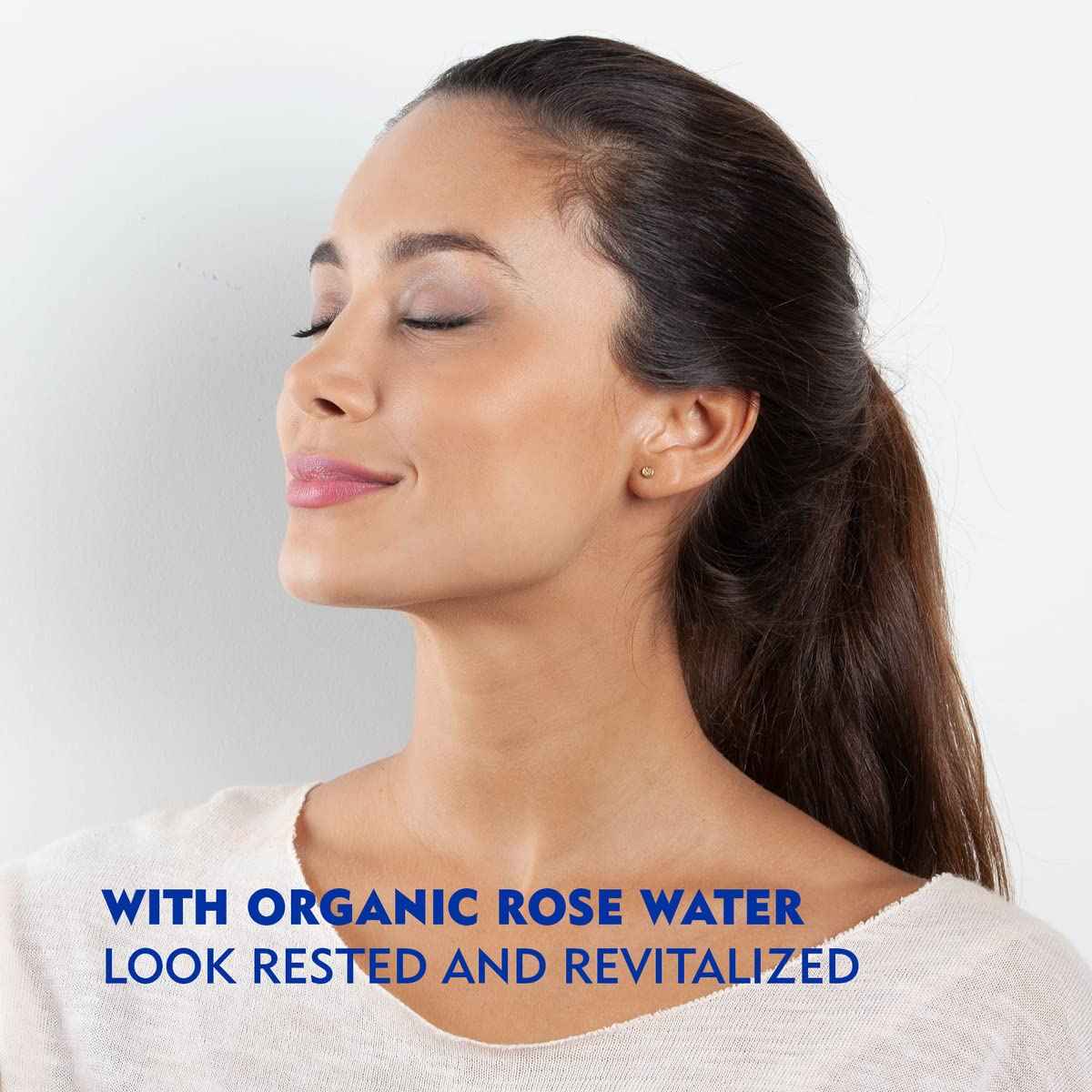 24h Day Cream (50 ml), Face Care with Rose Water and Hyaluron, Light Gel Face Cream for Smooth Delicate Skin, Moisturising Cream