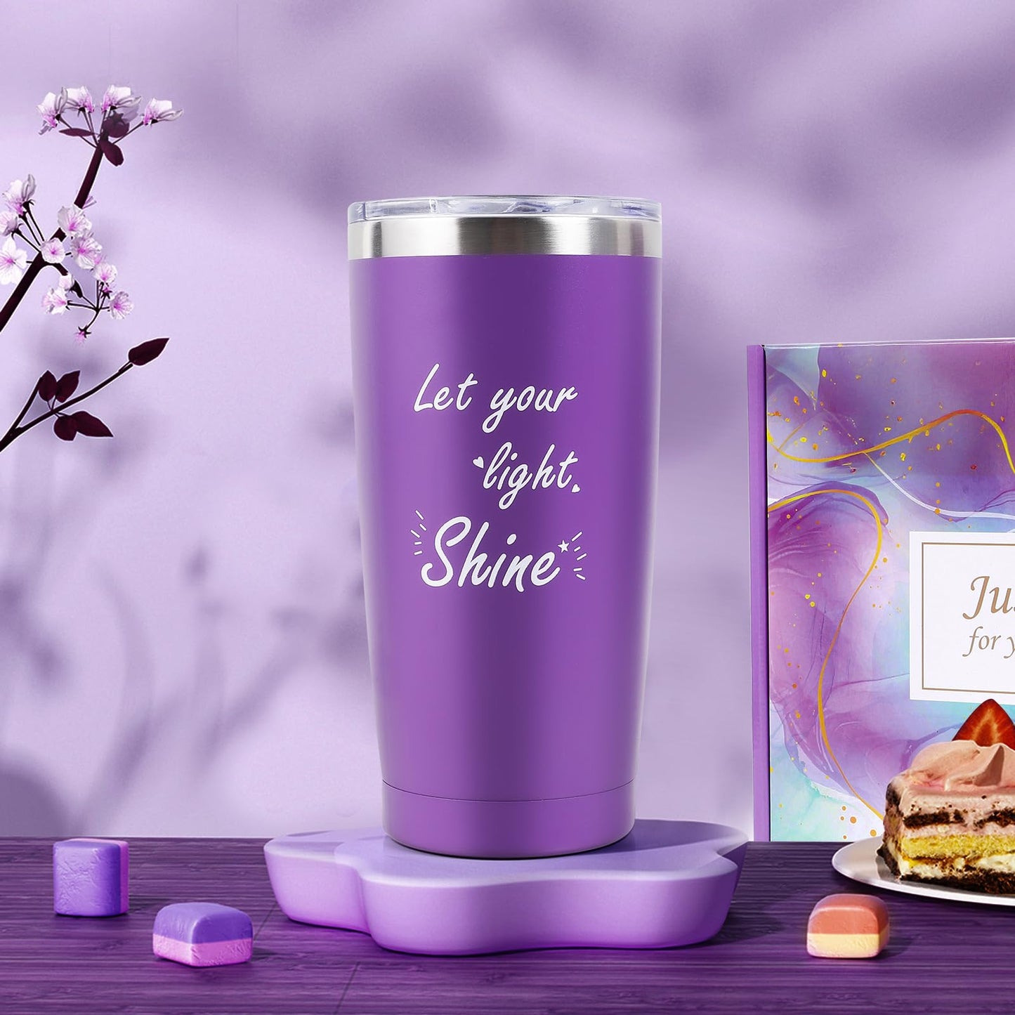 Gifts for Women, Purple Birthday Gift Women, Spa Kit Relaxing Spa Care Package for Women, Mothers Day Gifts for Mom, Female Best Friends Grandma Sister Wife Girlfriend Coworker Gifts-Eyshoe