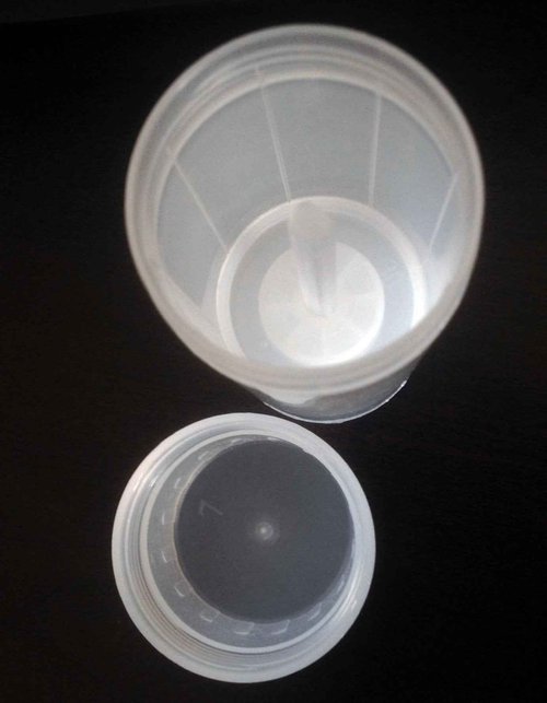 (5) Empty Clear Plastic Deodorant Containers - 2.2 Oz Cylinders - Empty Deodorant Tubes