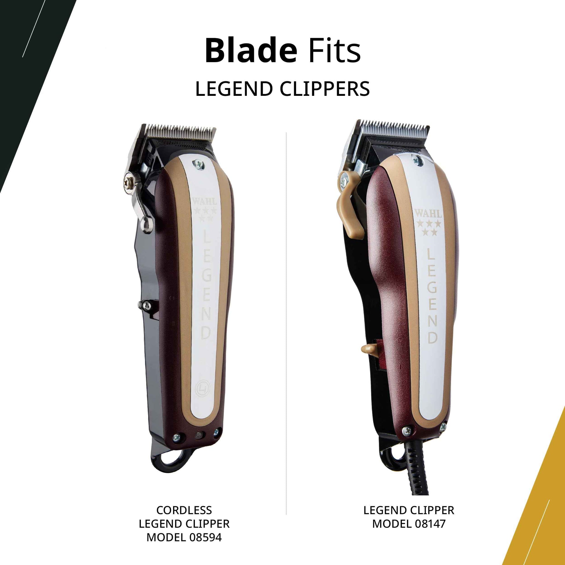 Wahl Professional Wedge Blade, High-Precision Replacement for Hair Clippers, Stainless Steel, Fits 5-Star Legend