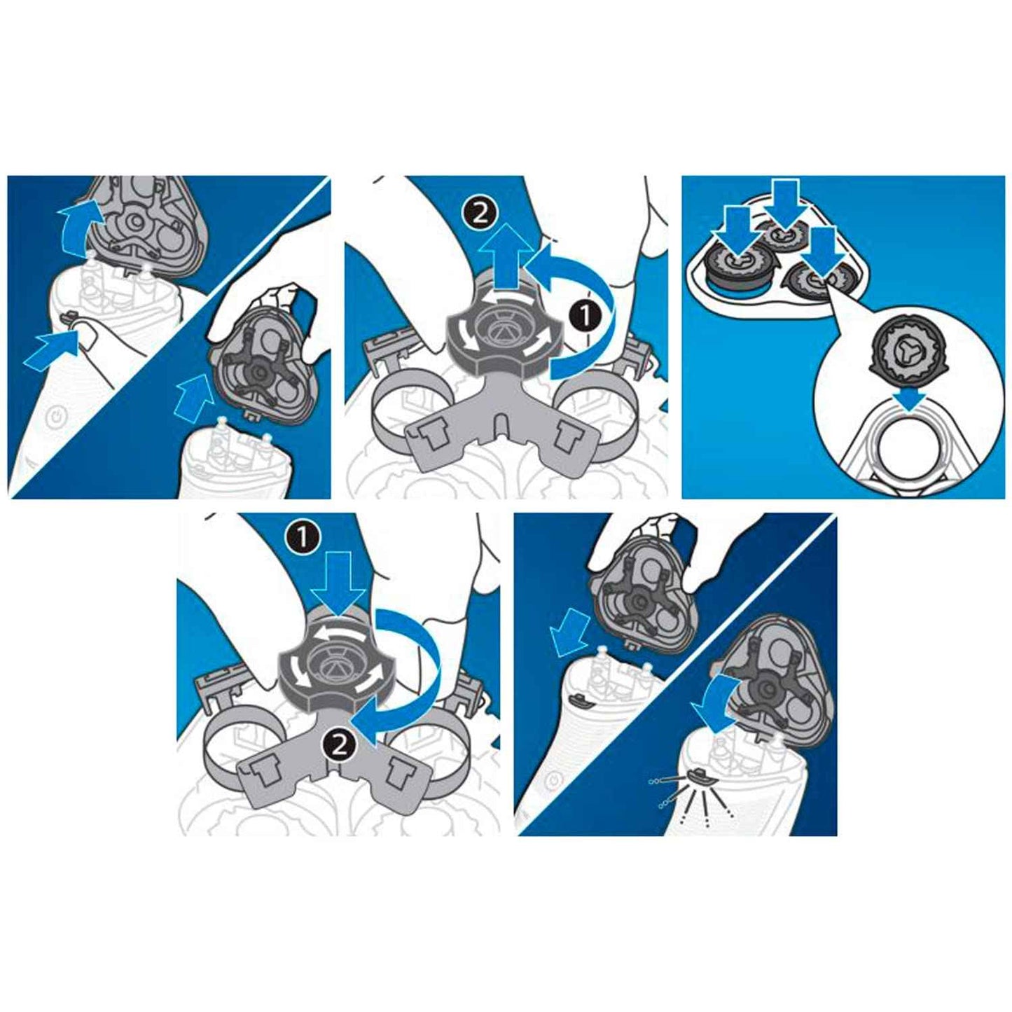 Philips SH30 Replacement Blades for Series 3000 Electric Shavers