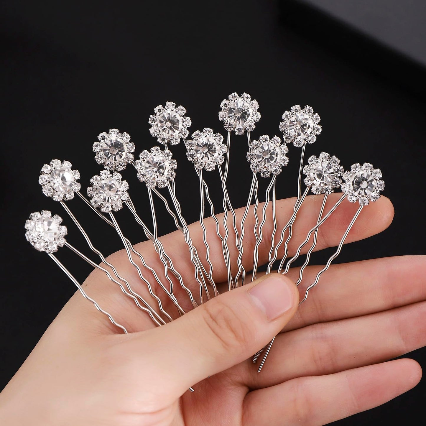 AUNEAL Hair Accessories Set for Women Wedding Hair Pins Hair Clips Headpieces Hair Jewelry for Girls for Brides Bridesmaids