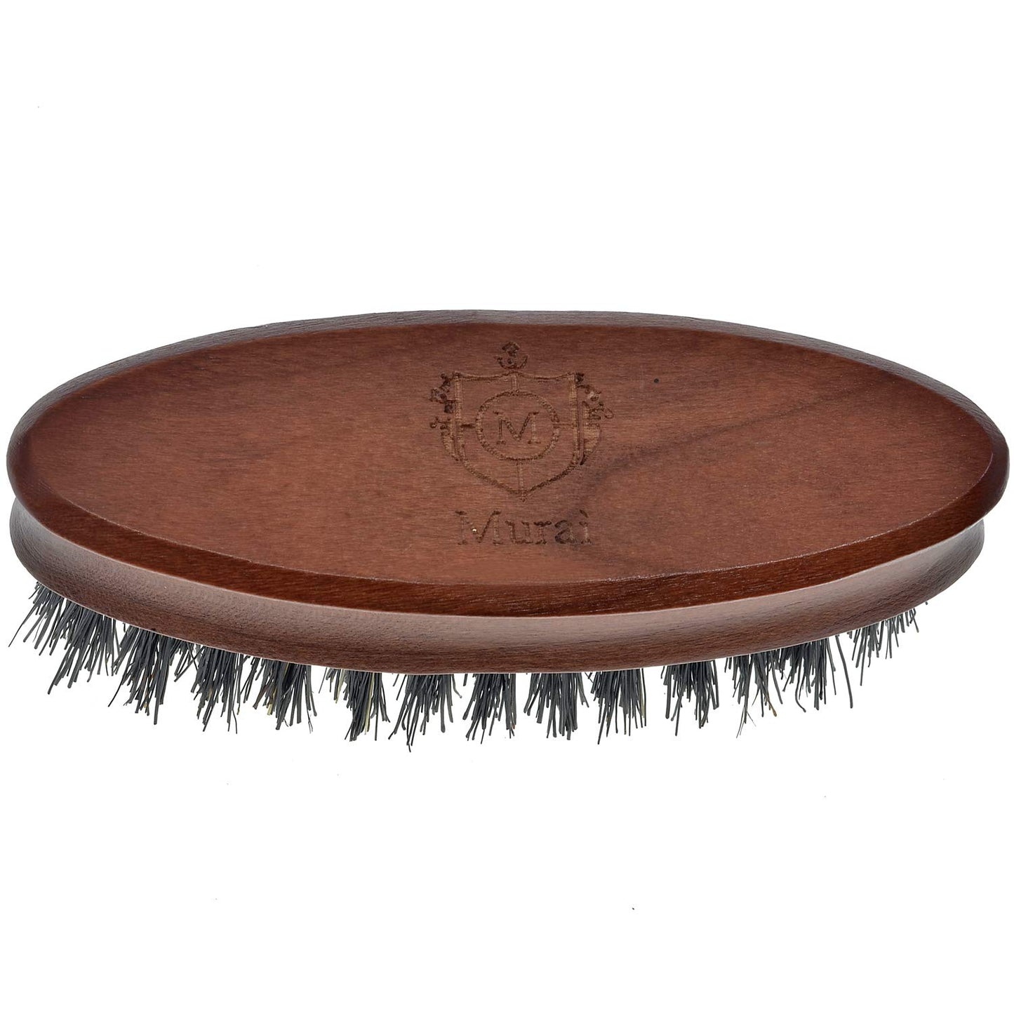 Murai by Giorgio GM4S Soft Boar Bristle Beard Brush - Travel Brush for Beard Care from the Murai Beard Kit for Men - The Refined Boar Bristle Brush for Mens Skin Care and Mens Grooming