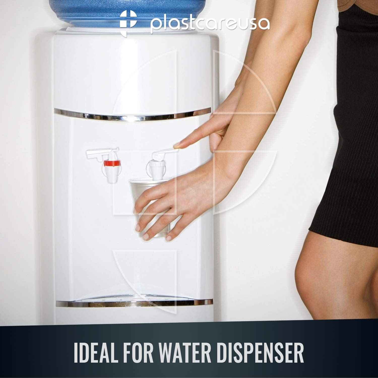 200 Disposable 5 Ounce Plastic Cups for Drinking, Rinse Mouthwash for Dental, Ribbed Design (Pink)