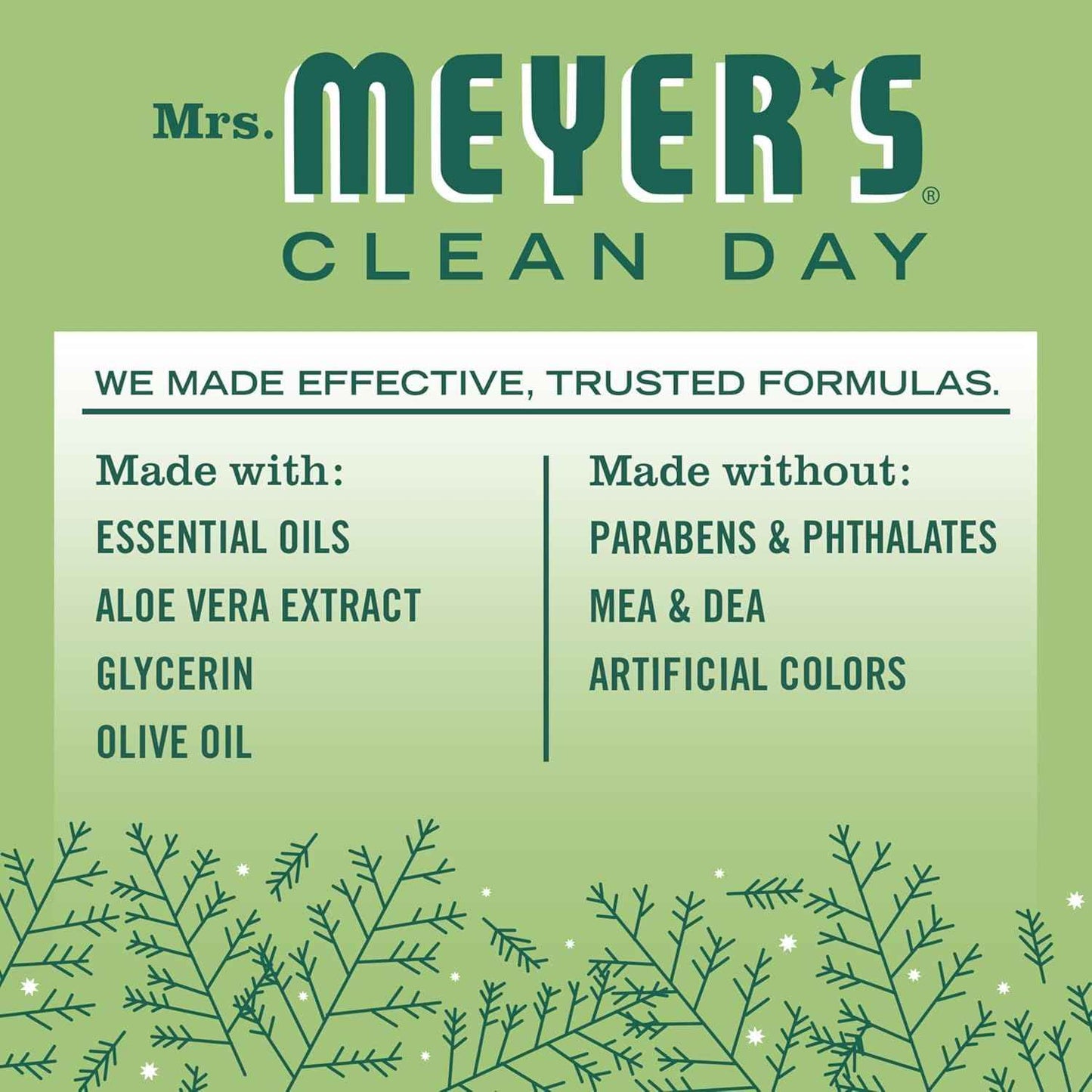Mrs. MEYER'S Clean Day Liquid Hand Soap Refill 33 OZ Variation (Iowa Pine)