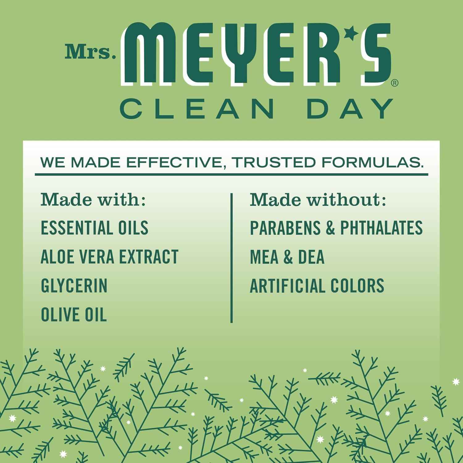 Mrs. MEYER'S Clean Day Liquid Hand Soap Refill 33 OZ Variation (Iowa Pine)