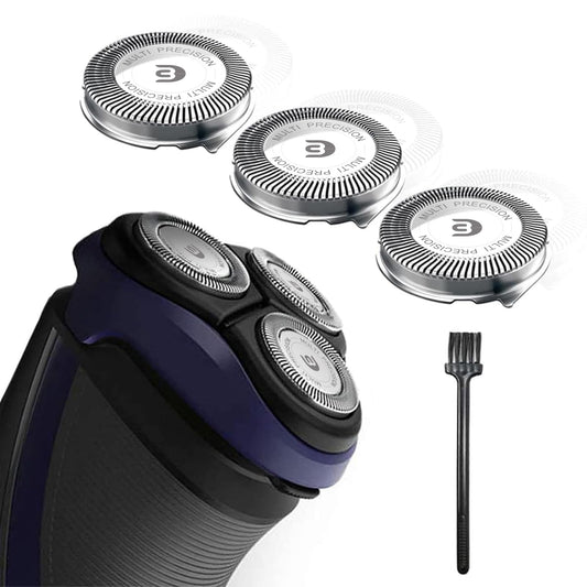 SH30 Replacement Heads for Philips Norelco Series 3000, 2000, 1000 Shavers and S738 Click and Style Fits The Following Models: S1150, S1015, S1100, S1560 Replacement Blades