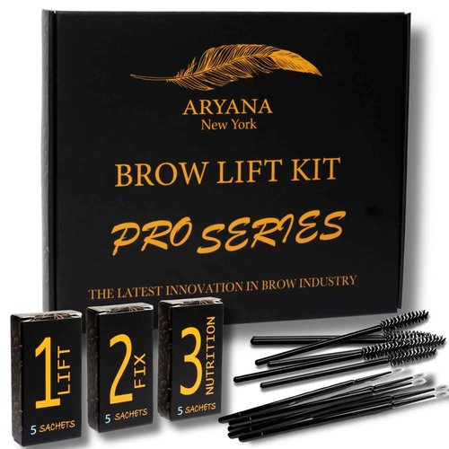 ARYANA NEW YORK Eyebrow Lamination Kit Professional | At Home DIY and Salon Use brow lamination kit | Instant Lift For Fuller Eyebrows | Brow Lift Sachet Professional Series