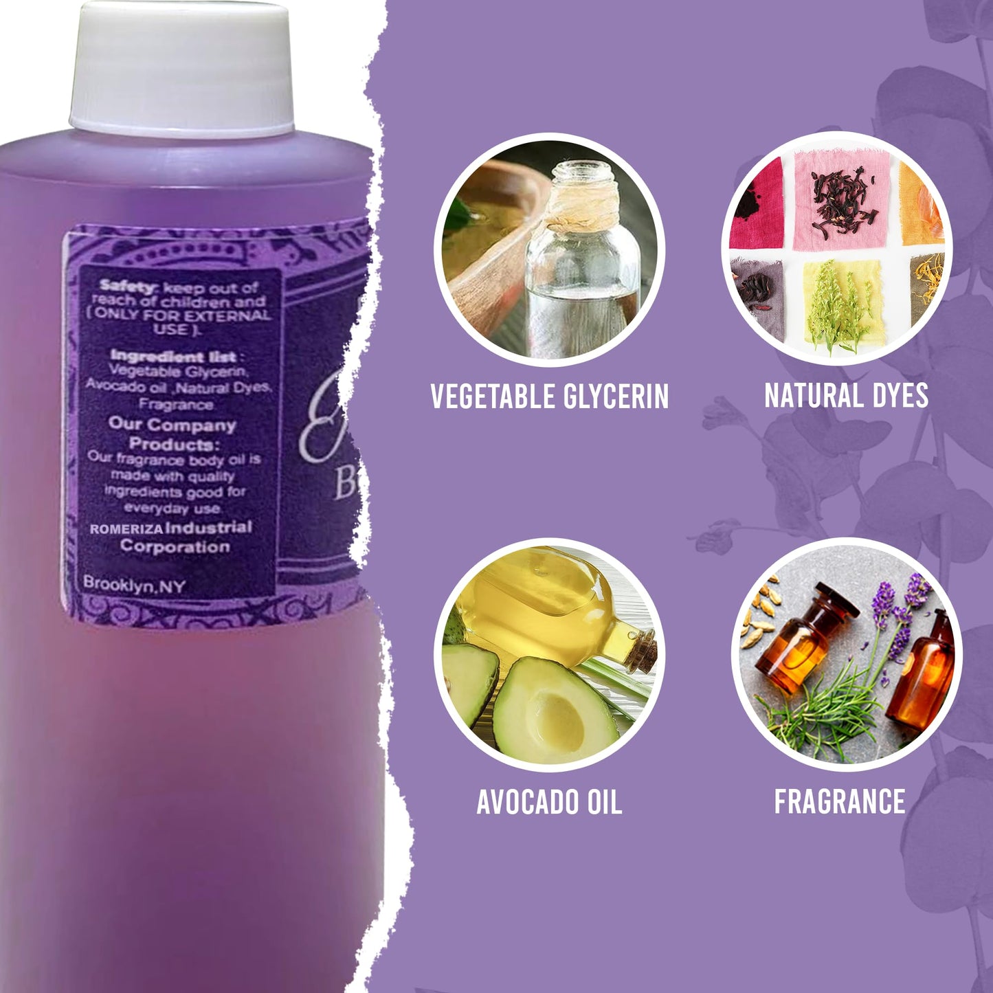 Onisavings Perfume Fragrance Body Oil Essential Quality Beauty IN Purple sweet, Soft, Aroma, by our interpretation (4 oz)