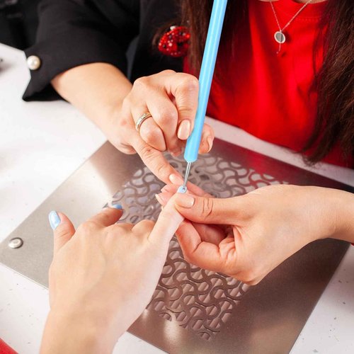 5Pcs Nail Stylus Dotting Tool Set Ball Embossing Stylus for Transfer Paper Different Size Pattern Tracing Stylu Dot Painting Tools, Nail Art Embossing Pen for Pattern Tracing Pen, Rock Painting