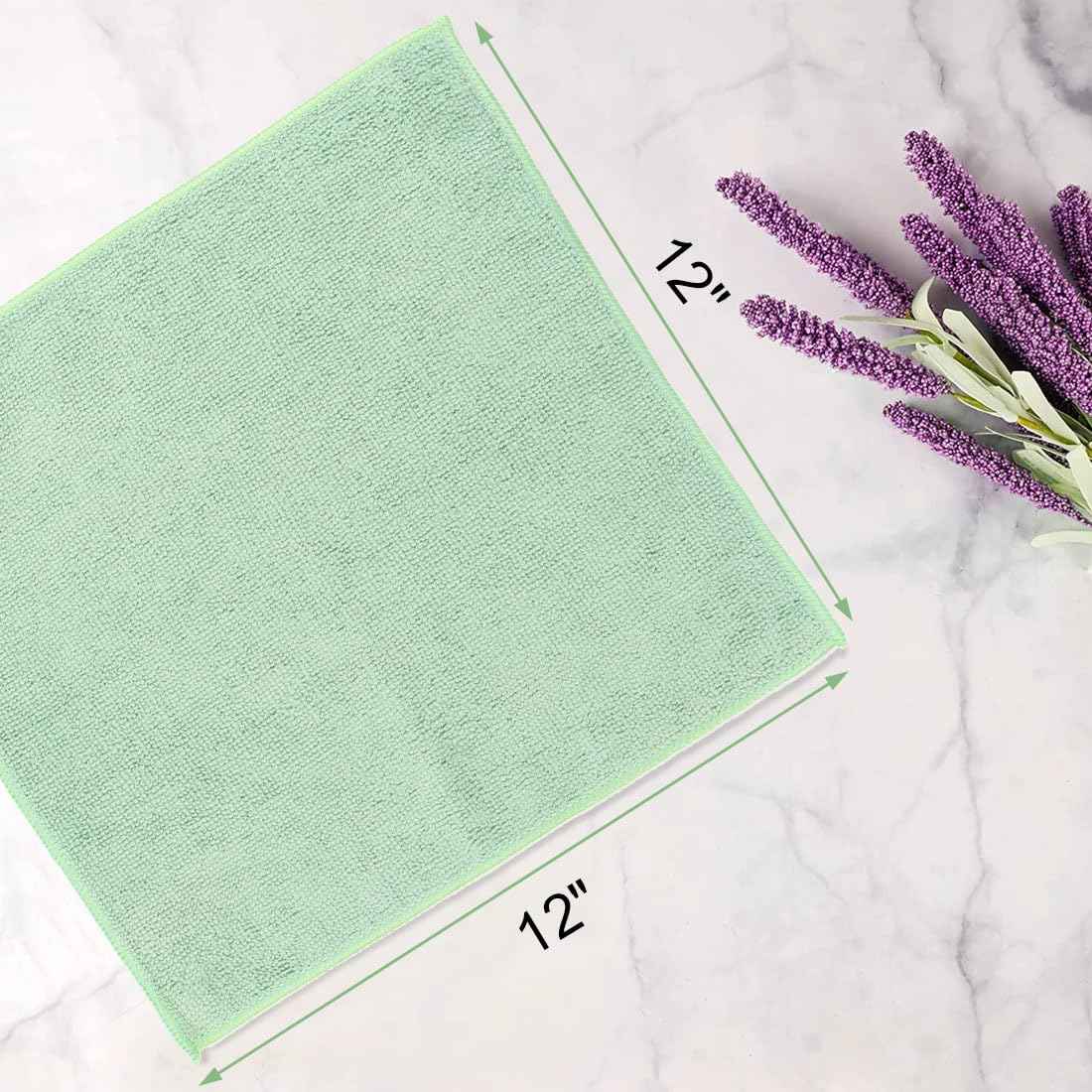 UNIMADE Washcloths - 20 Pack - Face Towels (12" x 12"), Highly Soft Wash Cloths and Hand Towels, Fast Drying Multi-Purpose Microfiber Cleansing Cloths for Bathroom, Hotel, Spa, and Salon - Multicolor