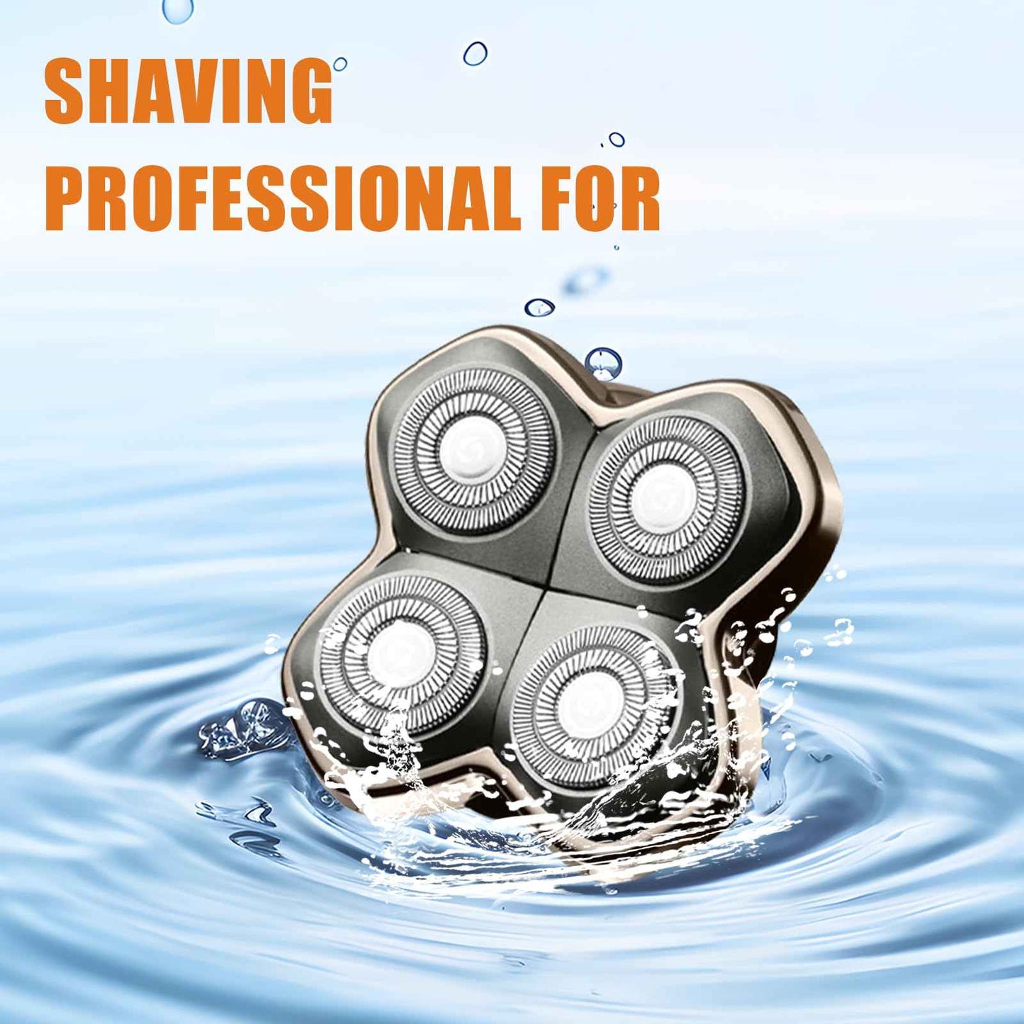Replacement Blade Shaver PRO 2 Head for Electric Shaver Compatible with Skull Pitbull, Butterfly Kiss PRO & Palm Shavers (2Pack)