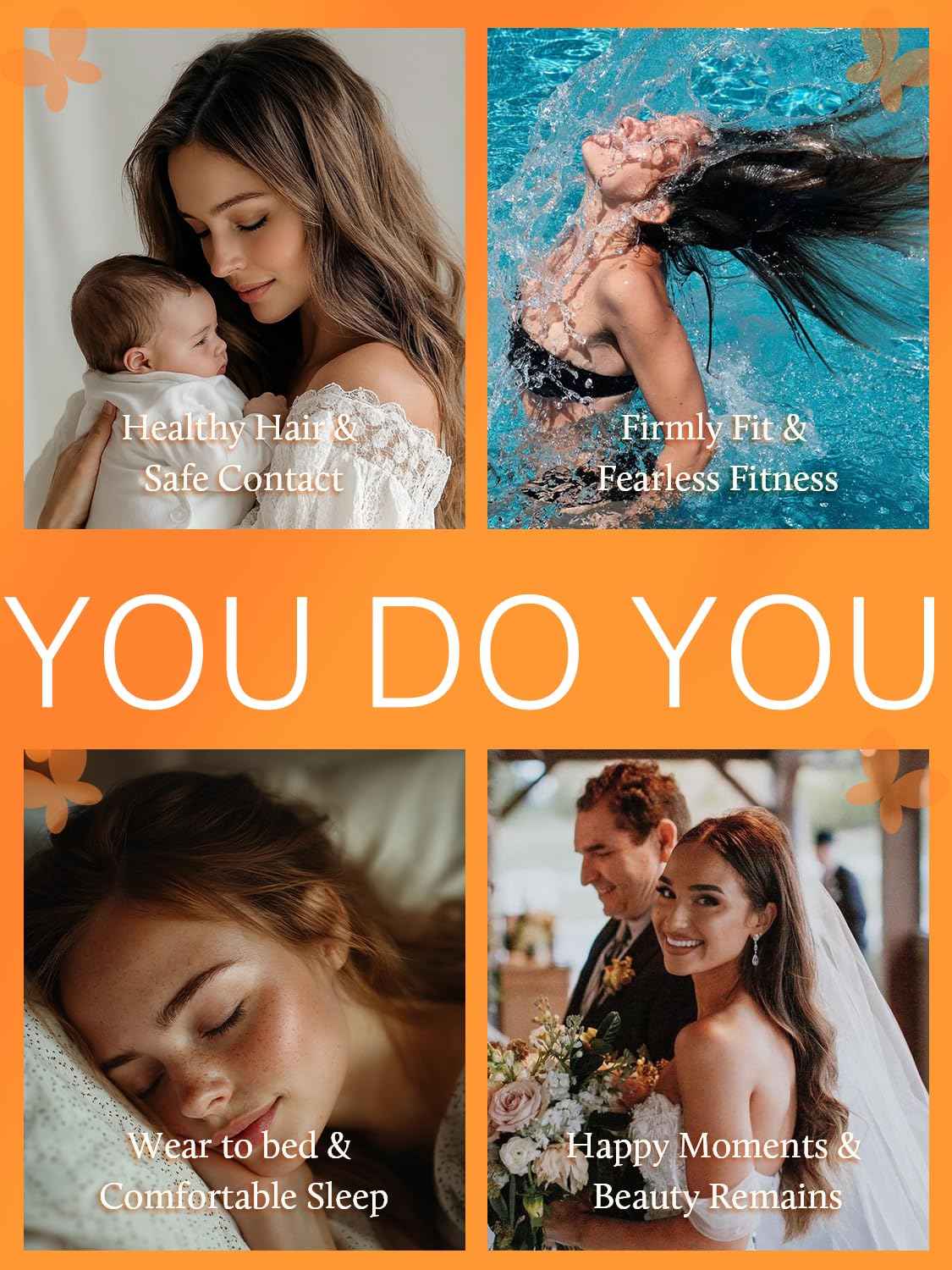 DOORES Sew in Hair Extensions Natural Straight, 18 Inch Balayage Dark Brown to Chestnut Brown 50g, Invisible Weft Hair Extensions Human Hair Virgin