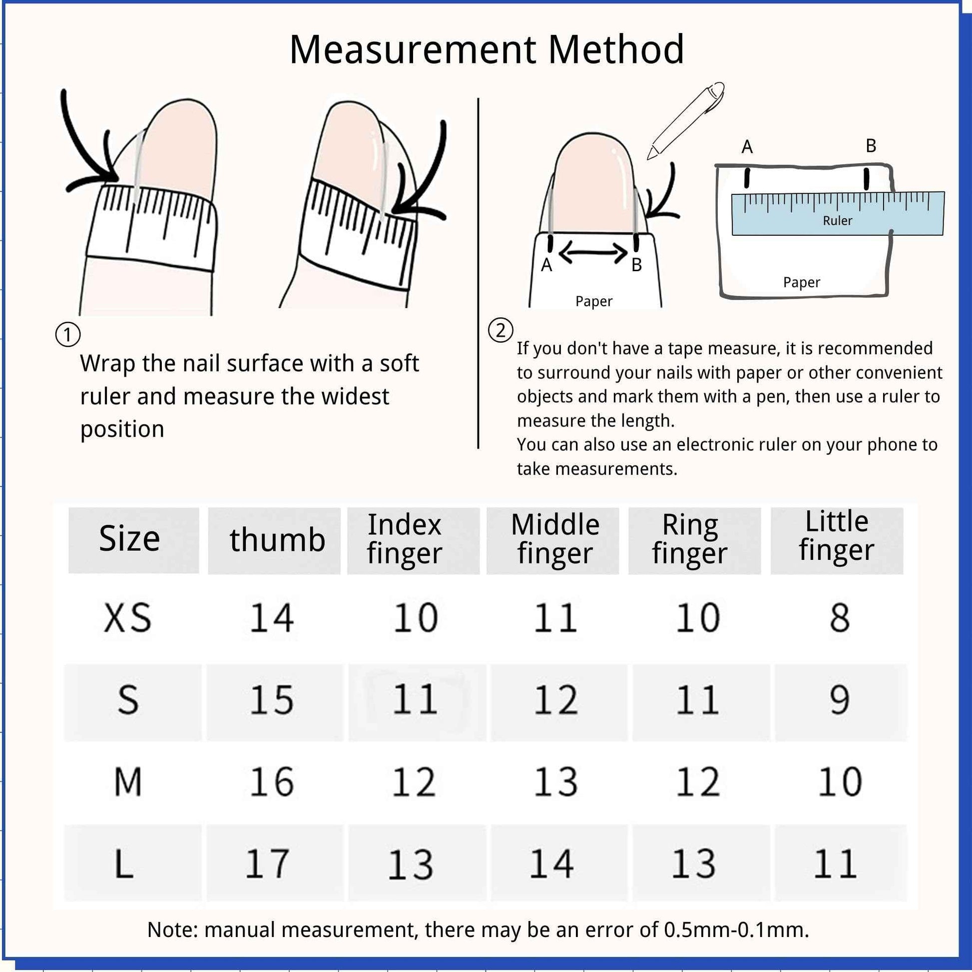 Wsliana Nails Handmade Press On Nails French Tip.Press On Nail Medium Coffin Acrylic Fake Nails with Charm Design,Reusable Glue on Nail for Woman Gift,Set of 10pcs False Nail Art (081, S)