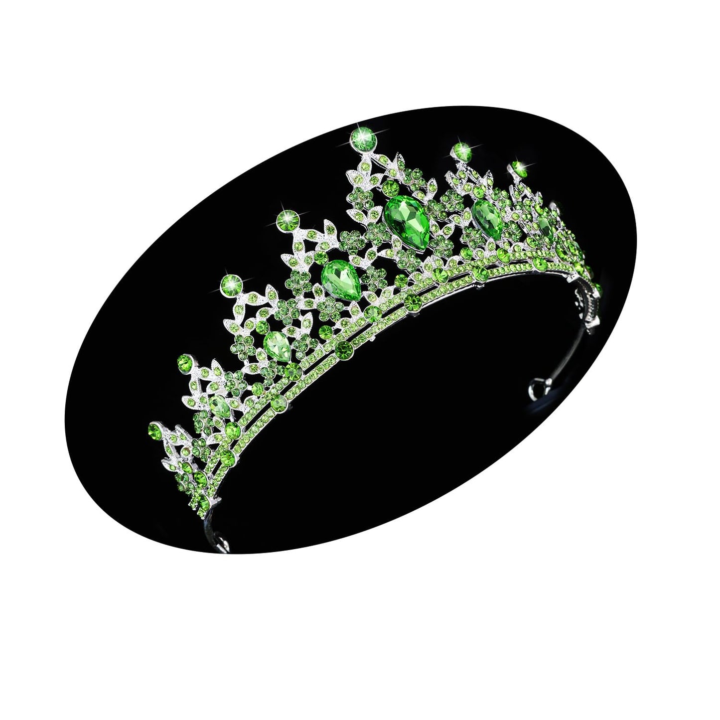 Kamirola -St. Patrick's Day Queen Crown and Tiaras Princess Crown for Women Crystal Headbands for Bridal, Princess for Wedding and Party