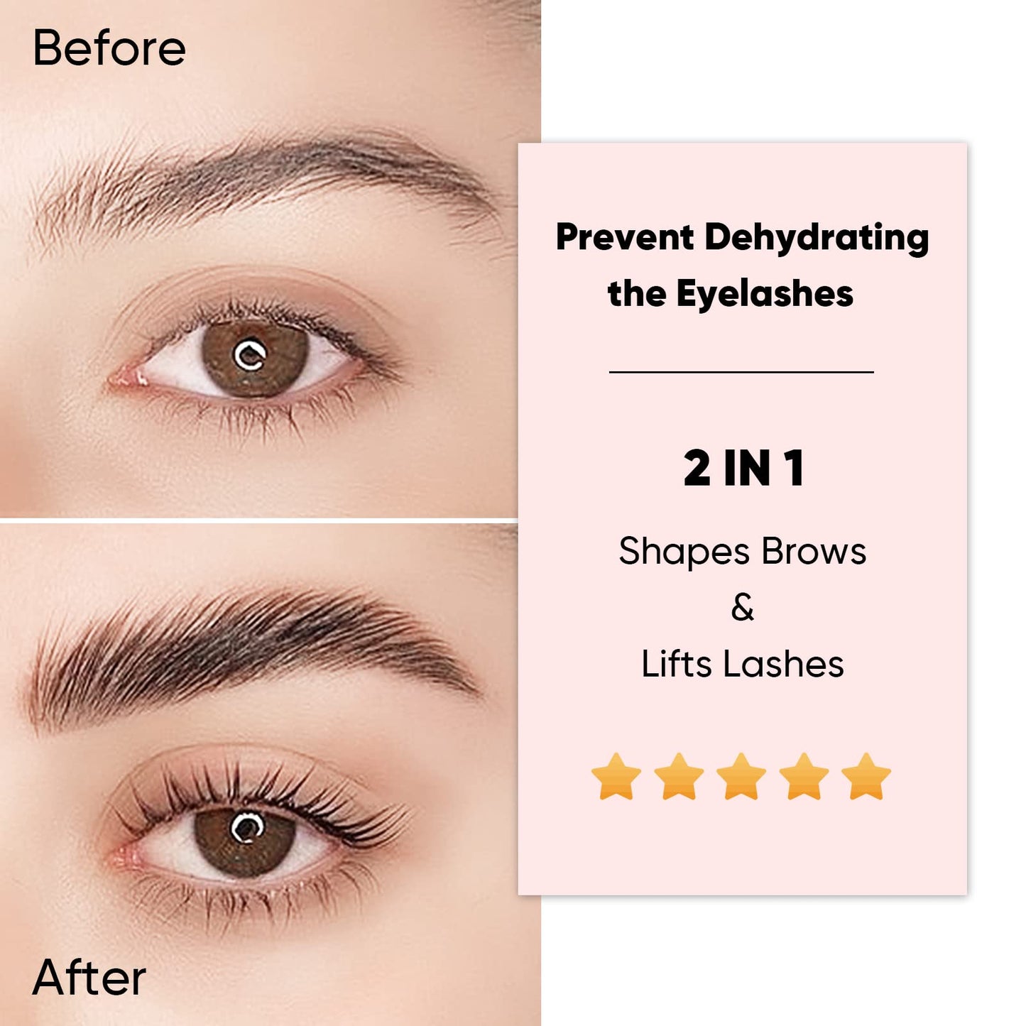 PERMANIA Lash Lift Rod Adhesive, Lash Lift Glue Balm, Soft Fragrance Strong Viscosity and Water Solubility for Lash Perm Kit (Peach)