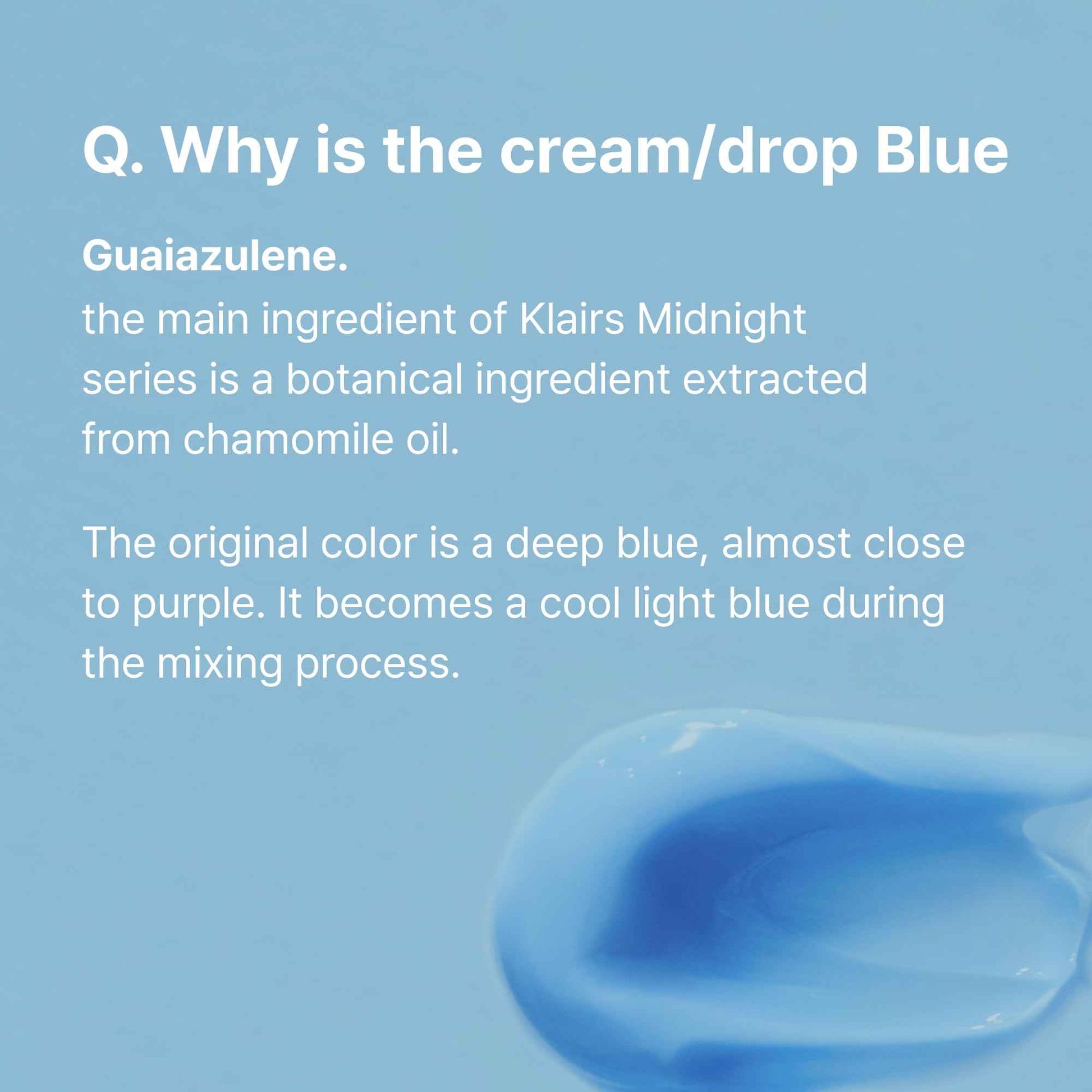 DearKlairs Midnight Blue Barrier Soothing Kit | Activating Drop and Cream Routine Duo for Oily, Troubled, Sensitive Skin, Rapidly calms and Soothe Sensitivity (2.78 Fl Oz (Pack of 1))