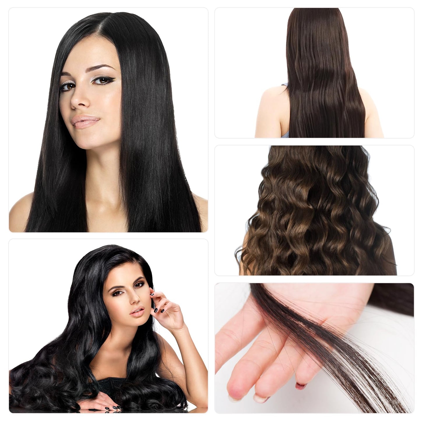 Real Hair Extensions Black Hair Extensions