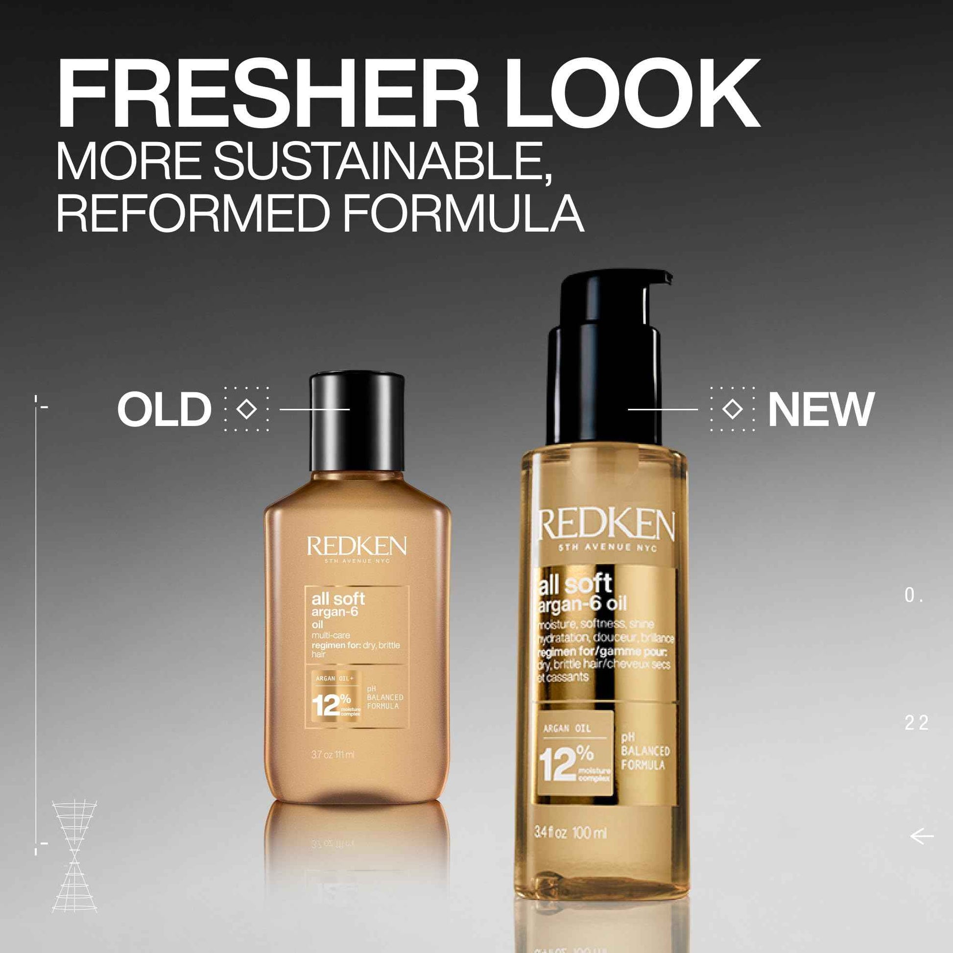 Redken All Soft Argan-6 Oil Treatment For Dry Hair - Deeply Conditions Hair, Adds Softness and Shine With Argan Oil